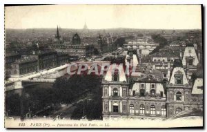 Postcard Old Paris Panorama of Eight Bridges