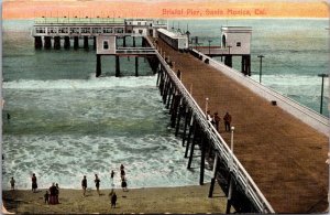 Postcard Bristol Pier in Santa Monica, California