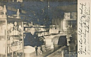 So.Weare NH General Store Interior Advertising Items Teddy Bears RPPC