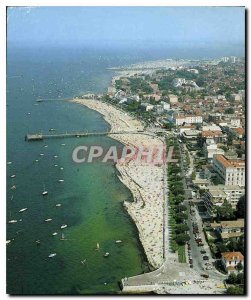 Postcard Modern Colors and Light of Arcachon France Gironde Seaside resort on...