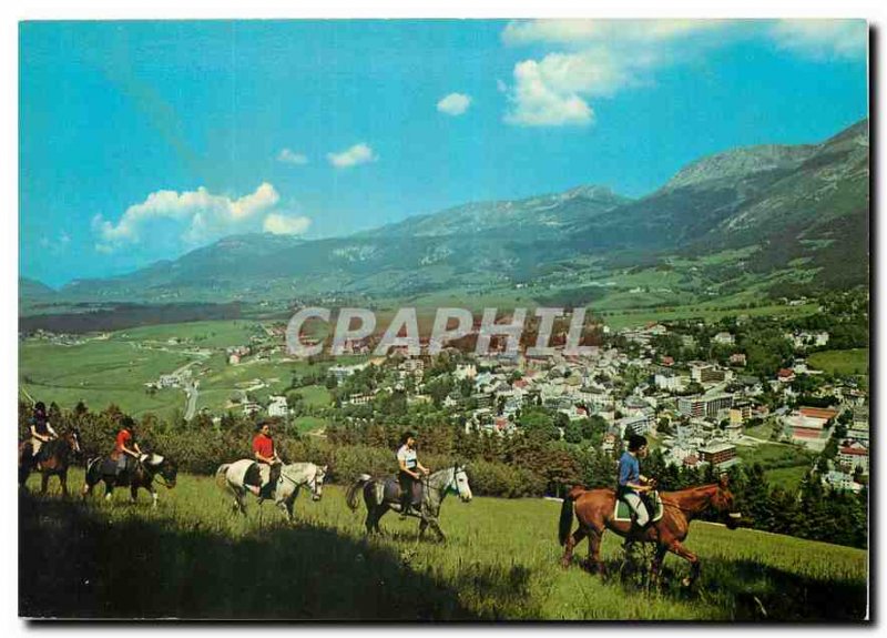 Modern Postcard The Alps Tourist Villard de Lans Isere General view and the C...