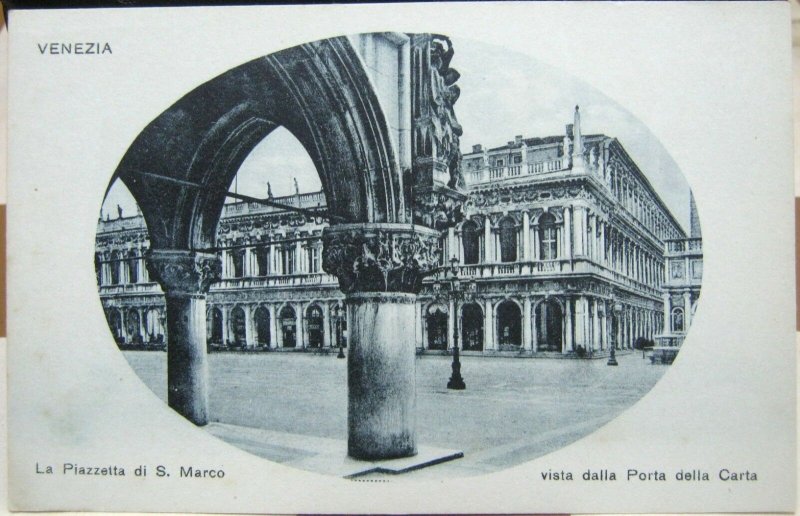 Italy Venezia La Piazzetta di S. Marco vista dalla porta della carta - unposted