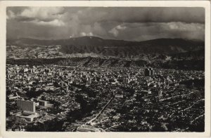 PC VENEZUELA, CARACAS, VISTA GENERAL, Vintage REAL PHOTO Postcard (b43479)