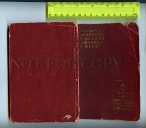 206343 Danube from Passau to Black seas 1918 year guidebook