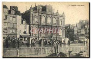 Old Postcard Le Havre Bakery Cafe The Museum of the United States