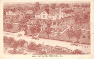 Bushkill Pennsylvania The Fernwood, Divided Back Vintage Postcard U13498