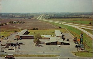 Trails End Motel Abilene Kansas Postcard PC429