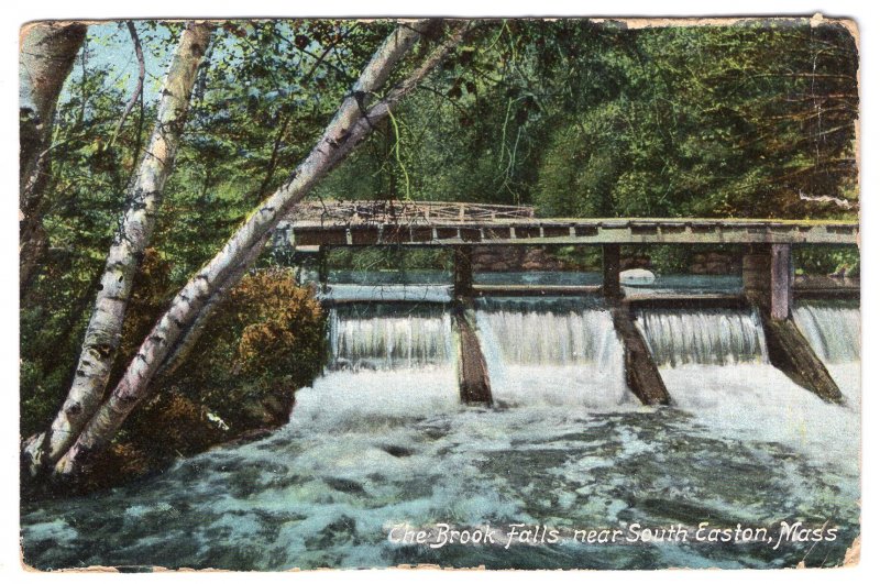 The Brook Falls near South Easton, Mass