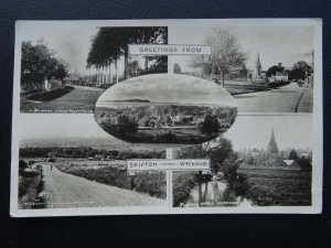 Chipping Norton SHIPTON UNDER WYCHWOOD 5 Image Multiview - Old RP Postcard