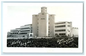 c1950's Holly Sugar Sea Level Near El Centro California CA RPPC Photo Postcard