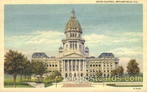 Springfield, ILL., Illinois, USAState Capital Postcard