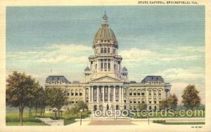 Springfield, ILL., Illinois, USA State Capitol Unused 