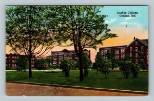 Goshen IN, Goshen College, Chrome Indiana Postcard 