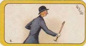 Carreras Vintage Cigarette Card Greyhound Racing No 6 Whip  1926