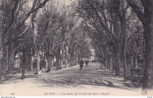 LE PUY, Haute Loire, France, 1900-1910s; Une Allee Du Jardin Du Fer A Chveal