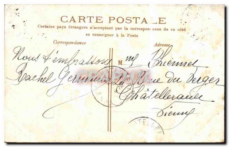 Old Postcard Paris Notre Dame