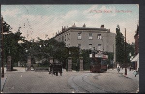 Gloucestershire Postcard - Pittville Gates, Cheltenham      J92