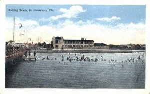 Bathing Beach - St Petersburg, Florida FL