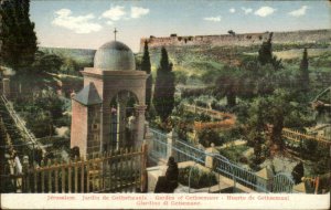 Jerusalem Gethsemanie c1910 Postcard - USED