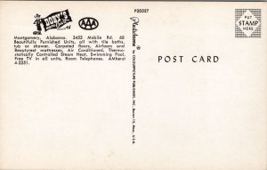Doby's Hotel Court Montgomery Alabama Postcard PC427