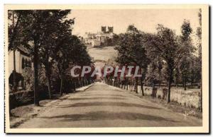 Old Postcard La Douce France Saint Flour City of road Massiac