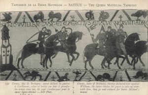 Queen Mathilda Tapestry Bayeux Art Postcard