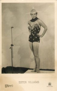 Postcard cinema film star actress Ester Viliams pin-up