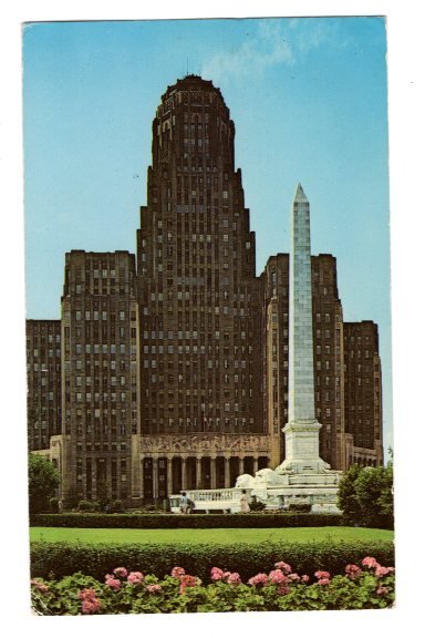 City Hall, Niagara Square, Buffalo, New York, Used 1960's