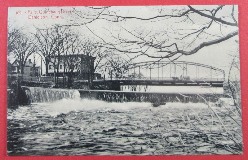 Falls, Quinebaug River, Danielson CT Postcard (#3479)