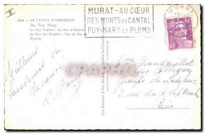 Postcard Old Cantal Tourist At Puy Mary Puy Violent the Rock of the Rock of S...
