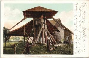 The Old Screw Press Charlotte NC North Carolina c1906 Castonia Postcard D81