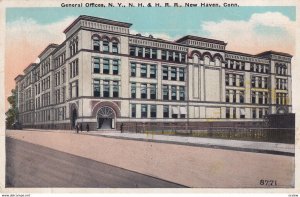 NEW HAVEN, Connecticut, PU-1923; General Offices, N.Y., N.H., & H.R.R.