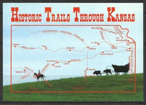 Kansas- Historic Trails Through Kansas - [KS-015X]