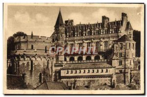 Old Postcard Amboise Chateau