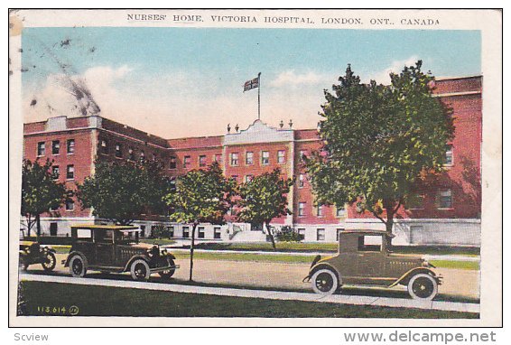 Nurses' Home , Victoria Hospital , LONDON , Ontario , Canada , PU-1910