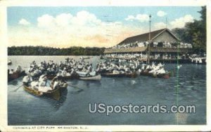 Canoeing at City Park in Bridgeton, New Jersey