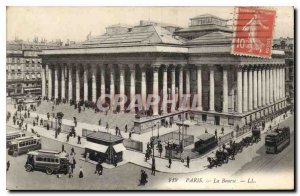 Postcard Old Paris Bourse