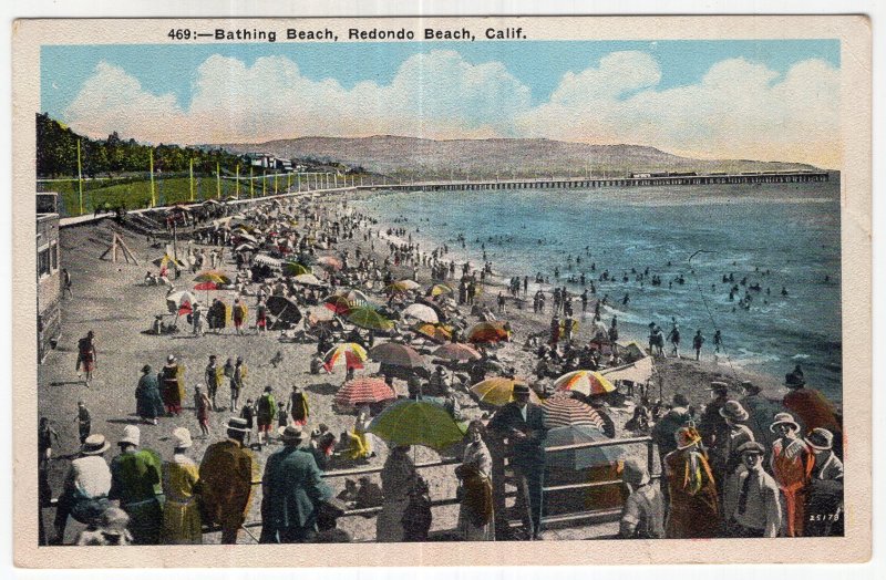 Redondo Beach, Calif., Bathing Beach