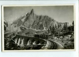 3090420 FRANCE Chamonix TRAIN Vintage photo PC