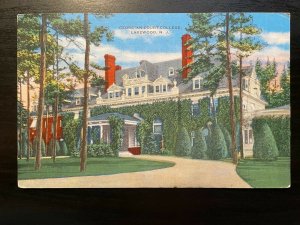 Vintage Postcard 1946 Georgian Court College Lakewood New Jersey