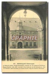 Old Postcard Besancon History The Courthouse