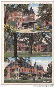 FLINT, Michigan, 1900-1910's; Oak Grove, Administration Building, Women's Dep...