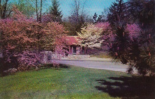 Entrance To Potawatomi Inn Angola Indiana