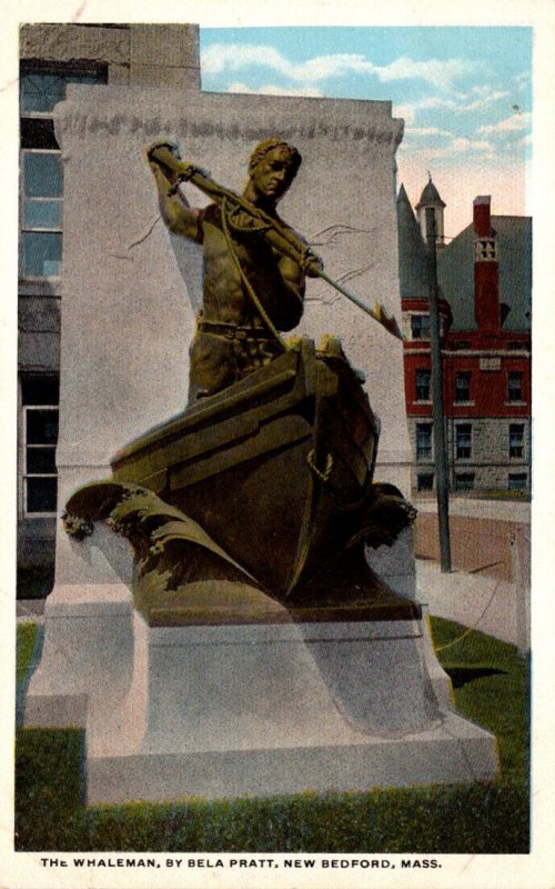 Massachusetts New Bedford The Whaleman Monument By Bela Pratt Curteich