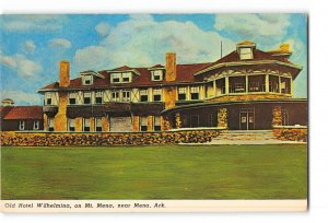 Mena Arkansas AR Vintage Postcard Wilhelmina Inn on Mount Mena