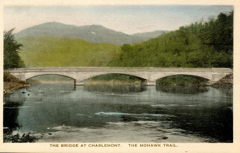 MA - Berkshires, Mohawk Trail. The Bridge at Charlemont