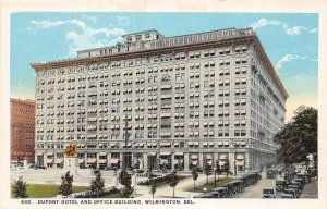 J57/ Wilmington Delaware Postcard c1910 Dupont Hotel Office Building 316