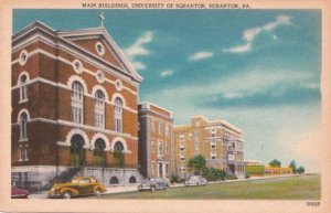 Postcard Main Buildings University Scranton PA