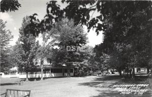 C42/ Houghton Lake Michigan Mi Real Photo RPPC Postcard '53 Windermere Lodge 2