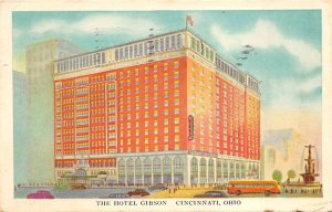 The hotel Gibson Cincinnati, Ohio, USA Bus 1945 